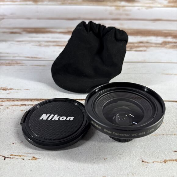 NIKON Wide Angle Converter WC E-63 Lens 0.63x - Picture 1 of 6